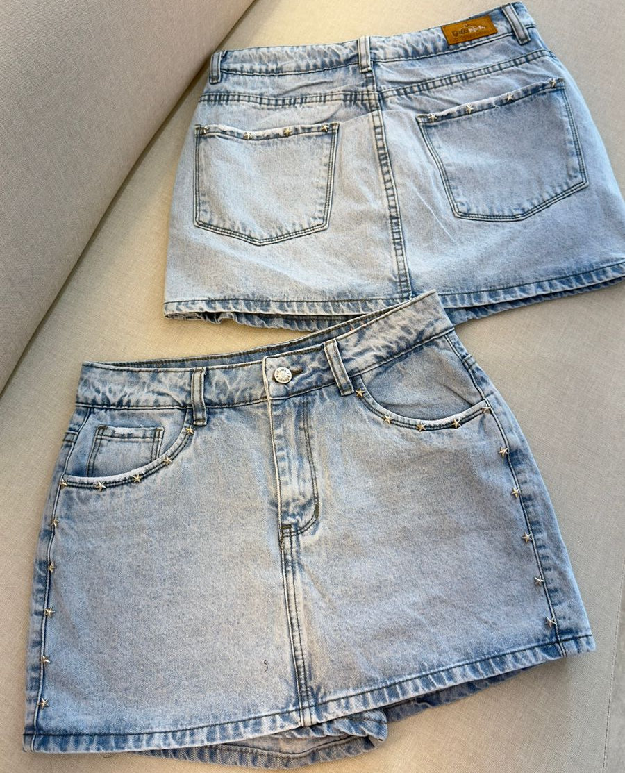 FALDA SHORT ESTRELLAS